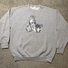 Vintage Disney Winnie The Pooh Eeyore Grey Sweatshirt Mens XL Crewneck 90s Retro