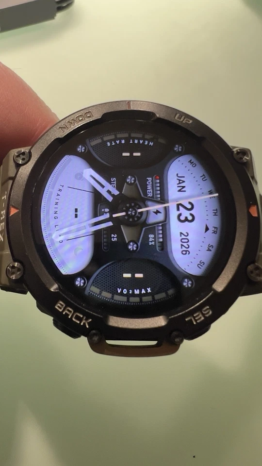 Amazfit T-Rex 2 Smart Watch Uhr GPS AMOLED 47mm Ember Black AKZEPTABEL, Foto 2 von 5