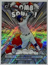 Andy Pages 2023 Panini Donruss - Bomb Squad #BS6 Rapture (RC)