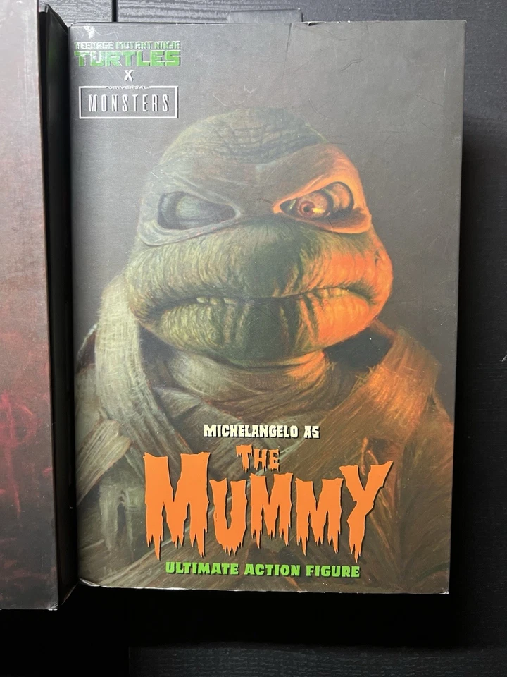 NECA Teenage Mutant Ninja Turtles X Universal Monsters Lote de 3 Foto 4 de 4