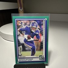 Panini 2025 Donruss Press Proof Green #25 Rashod Bateman Ravens Football Card