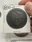 1890-CC Morgan Silver Dollar VF/XF Detail Better Date Carson City Coin***