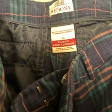Green  Black Plaid Trousers Plaid Trousers Women  s Slacks Size 10 Vintage
