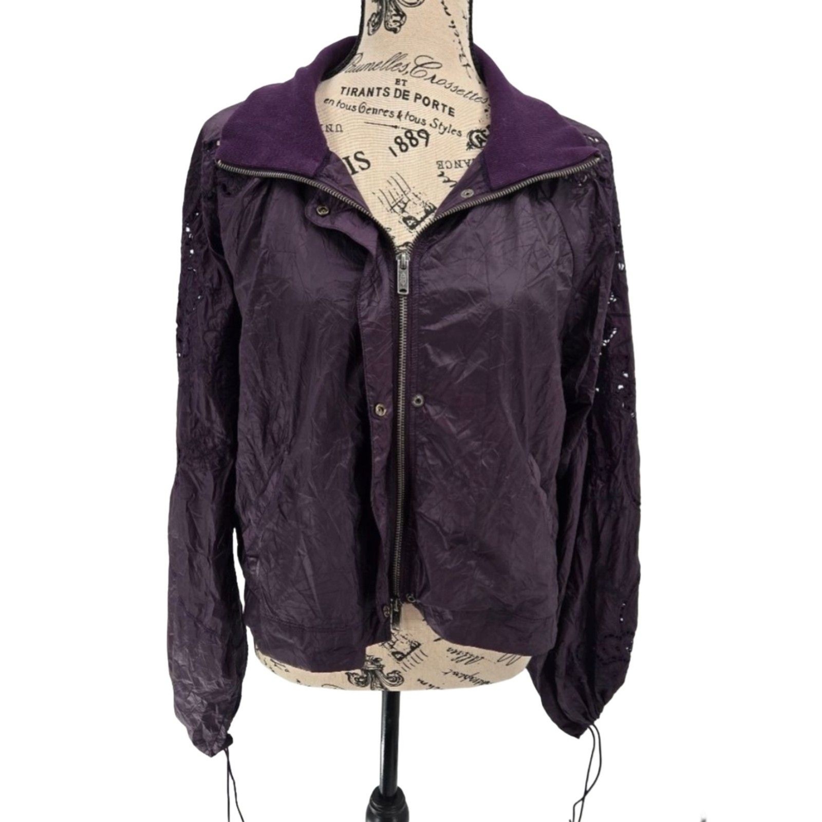 Free People Movement Elevation Jacket Purple Small - image 5