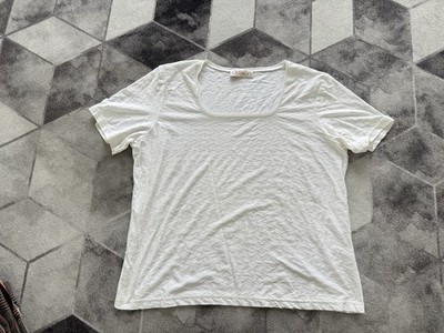Daxon Bluse Weiß Größe 44/46 Damen