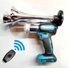 Makita Train Horn with Remote 18v Drill Impact Sports Boat Air Compressor Chrome