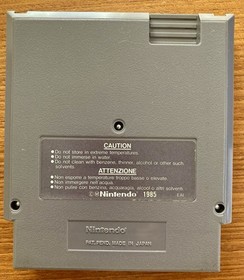 NES ~ POWER BLADE Nintendo Game 3 Screw NES-7T-ITA Cart + Sleeve BOXED Pal A