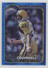 2024 Topps Chrome Blue Sonar Refractor 97/150 Nolan Cromwell #105 0nr3