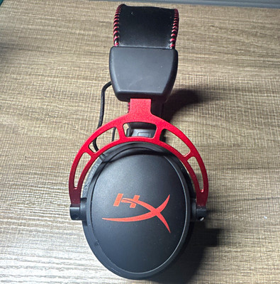 FOR PARTS HyperX Cloud Alpha Wired  Gaming Headset 3.5mm Black/Red