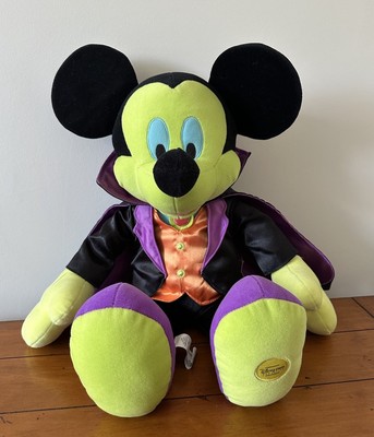 Disney Store Halloween Mickey Mouse grün Dracula groß Plüsch USA limitierte Auflage