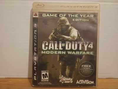 Call Of Duty 4: Modern Warfare PlayStation 3 PS3 Game Complete With Manual