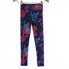 Charlie's Project Floral Leggings - Multi-Color L/XL Fits 6-10