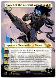 Narset of the Ancient Way (Borderless) #278/436 Ikoria: Lair of Behemoths Mythic Rare
