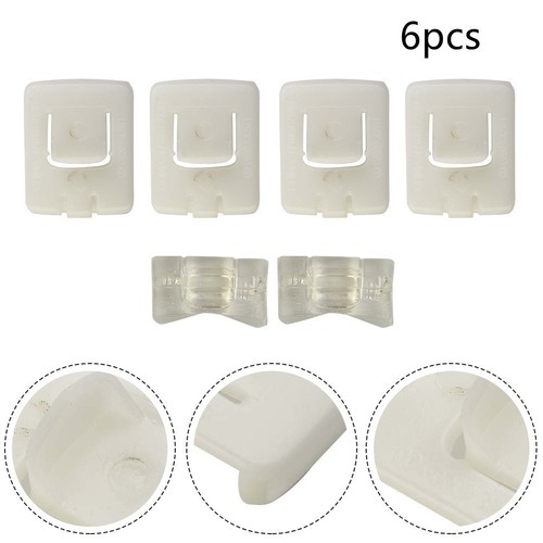 6Pcs Seat Rail Runner Slider Guide Clip Glide Piece For Replaces 435/881/203 A - Picture 2 of 17