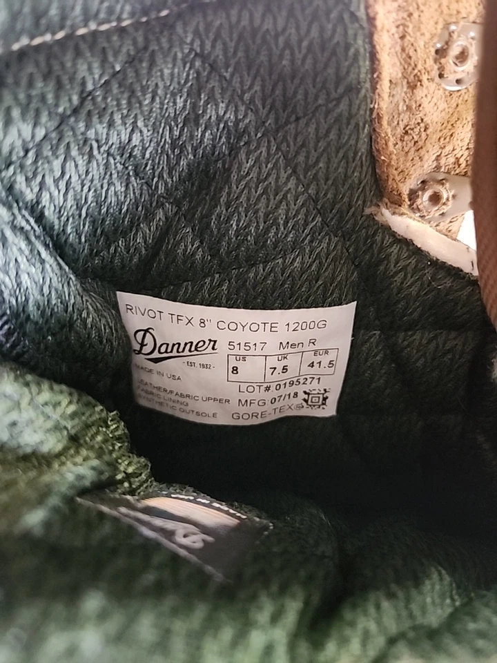 Danner Cold Weather Insulated Gore-tex Boots Men's US Size 8 - Image 3 of 4