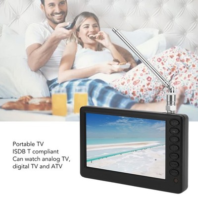 Pocket Digital TV Rechargeable 1080P Mini TV For Outdoor Use