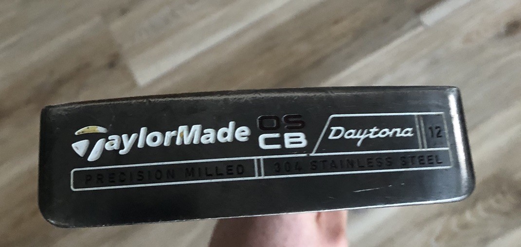 TaylorMade OS Daytona CB 12 Putter Steel Right 36” Super Stroke