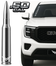 50 Cal Badass Bullet Antenna Fits Chevy Silverado 1500 2500 Gmc Sierra