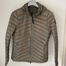 Bogner Fire + Ice Steppjacke leichte Echtdaune olivgrün Größe L EU 42 Wie Neu!