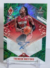 2021-22 Panini Chronicles Trendon Watford Phoenix Rookie Auto Asia Jade