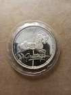 1995 1oz .999 Christmas "Season's Greetings" Silver Round **Carousel Horse**
