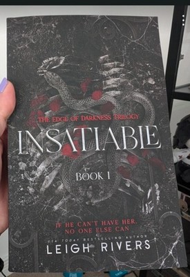 Insatiable by Leigh Rivers OOP INDIE COPY Paperback Book