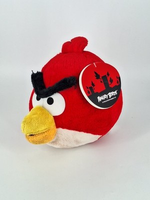 2012 Angry Birds Plüsch roter Vogel Spielzeug Plüschtier 28cm lang Ø19cm