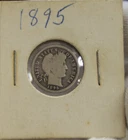 1895 US Barber Silver Dime 10c G+
