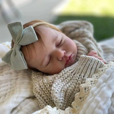 ICradle Realistic Reborn Loulou Baby Dolls Girl Silicone Vinyl Full Body Real Looking Newborn Baby Doll 20 Inch Reborn Doll That Look Real Anatomically Correct (BOY