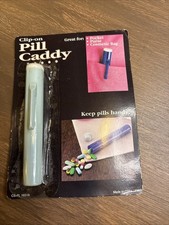 Vintage Clip-on Mini Capsules Pill Storage for Camping and Hiking