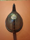 VtgIndiana Glass Iridescent Carnival Glass Blue Hen On Nest Replacement Top Only — photo 4