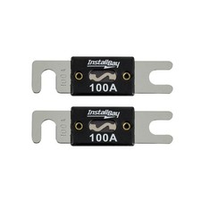 10 Pack 100 Amp ANL Fuses, ANL100-10, Black, High Current, Marine, Auto, RV