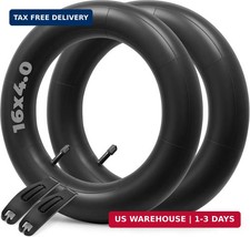 Heavy Duty 16x4.0 Fat Tire Tube with Schrader Valve - Premium Butyl Rubber Bicyc