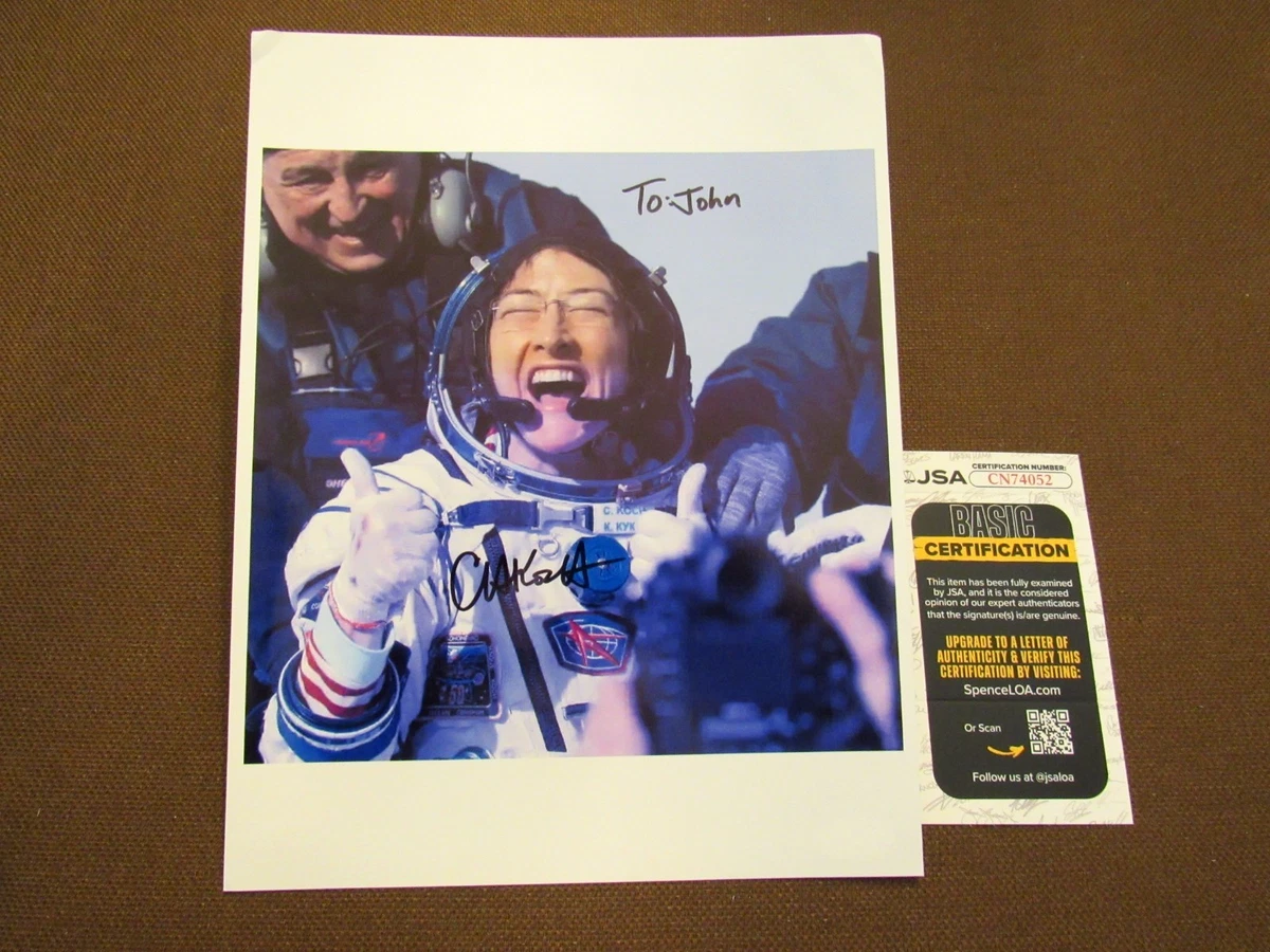 Firmas autógrafas de astronautas reales certificadas