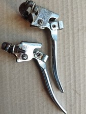Vintage Steel Retro Classic Bike Straight Bar Brake Levers 1940