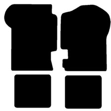 Premium Tailored Car Floor Mat Set 4 pcs Easy Clean For Peugeot 304 1969-1980