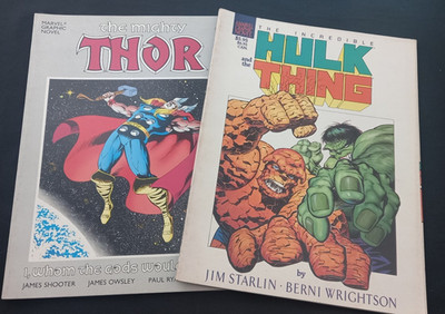 THE INCREDIBLE HULK AND THE THING Marvel Graphic Novel 1987  Wrightson