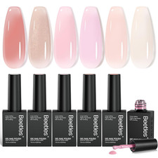 Beetles Jelly Gel Nail Polish Set 6 Colors Nu...