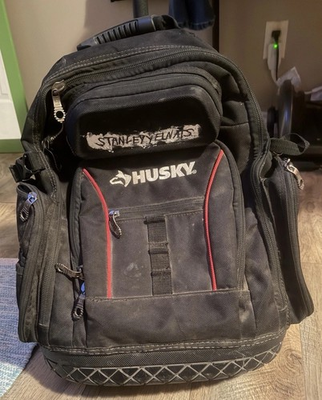 #ad Used Husky 16quot; Pro Tool Backpack Random Lot Of Assorted Used Tools $30.00