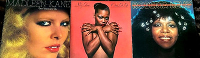 3 GIORGIO MORODER PRODUCED Vinyl LPs Madleen Kane Suzi Lane Roberta Kelly