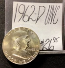 1962 D Franklin Silver Half Dollar UNC! ENN Coins