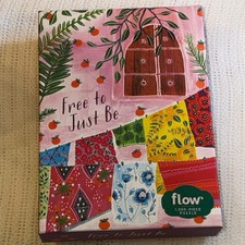 Flow 1000-Piece Puzzle Free To Just Be NEW Sealed