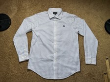 Lauren Ralph Lauren Women’s Size 18 Blue White Check Button Front Dress Shirt