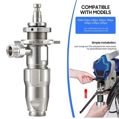 Airless Paint Sprayer Pump 17C487 17C-721 17C721 for 390 395 490 495 595 PC 210