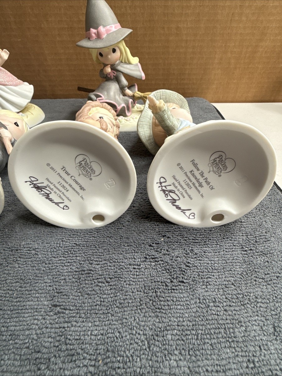 Precious Moments Wizard Of Oz Set Of 6 112022-25. 114033, 132013
