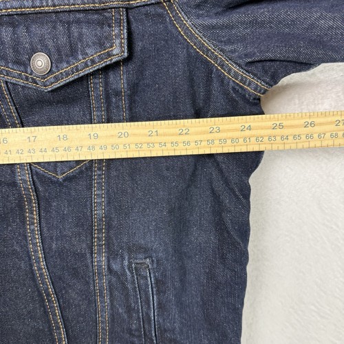 Levi’s Mens TYPE III SHERPA TRUCKER JACKET Dark Wash 163650075 Sz L - Picture 11 of 13