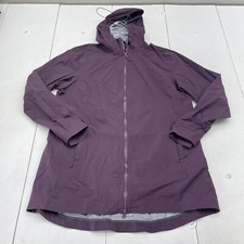Duluth Dryfecta Hooded Rain Coat Purple Women’s Size Xl Msrp $179