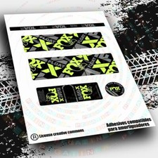 AUTOCOLLANT COMPATIBLE WP483 AMORTISSEUR FOX FLOAT X PERFORMANCE 2021-24