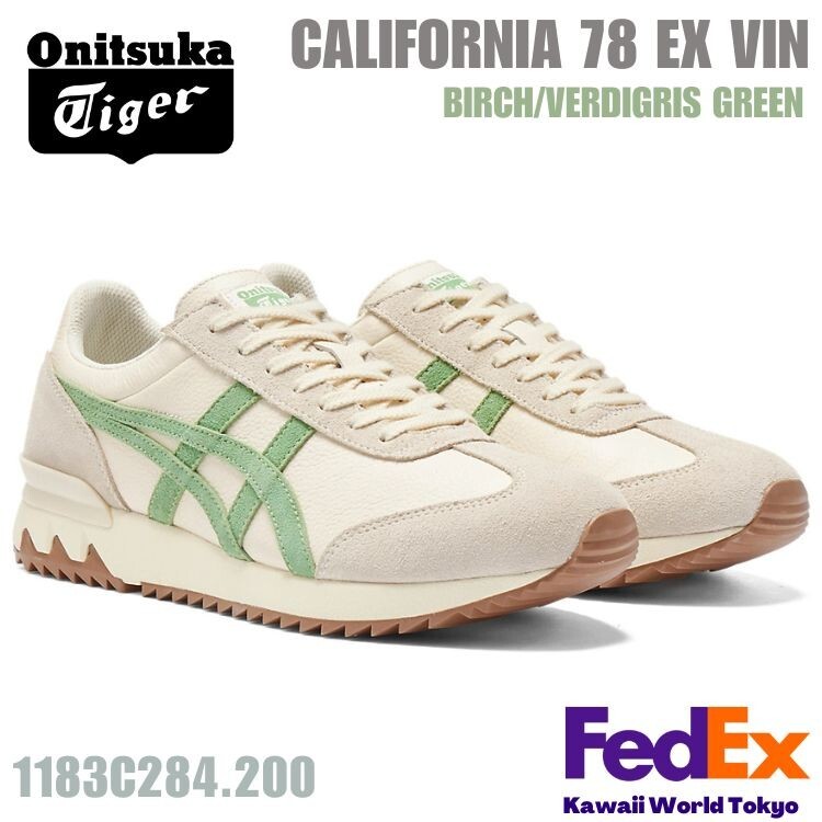 Onitsuka Tiger スニーカー 25cm Onitsuka Tiger CALIFORNIA 78 EX VIN BIRCH/VERDIGRIS GREEN 1183C284