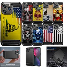 Case For Apple iPhone 14 Pro Flex TPU Fiber SET3 Slim Black Cover